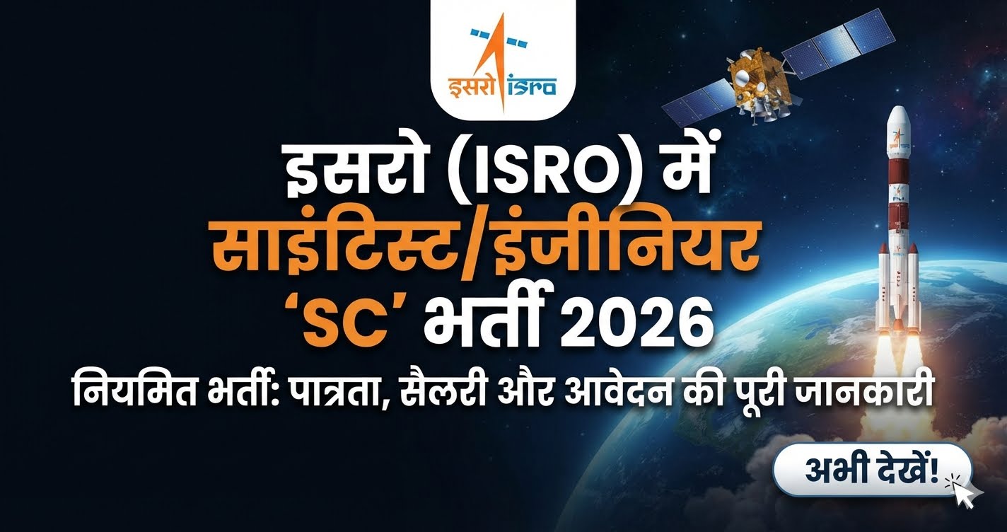 ISRO ICRB Scientist Engineer SC Various Post Recruitment 2026