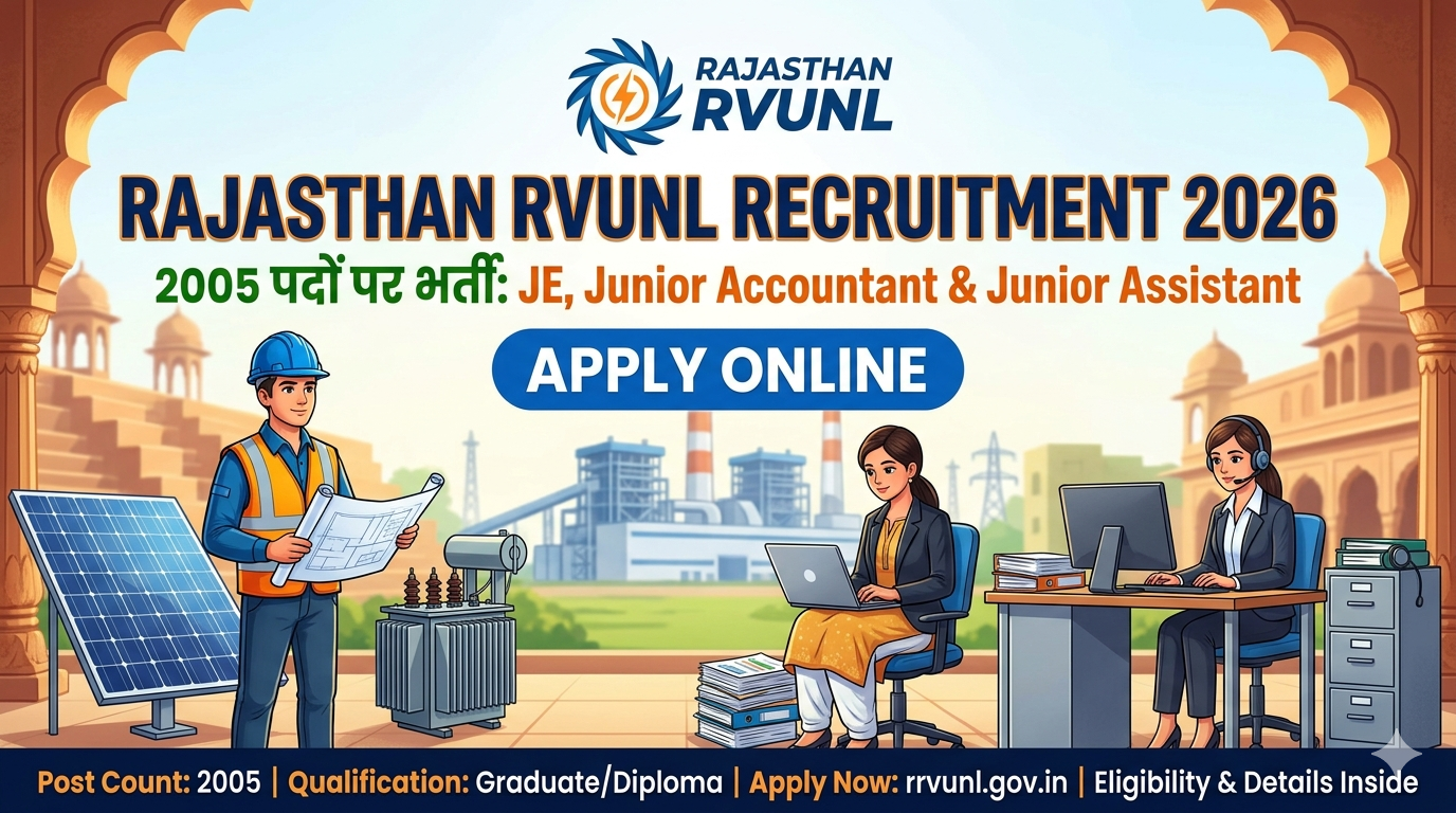 Rajasthan RVUNL Recruitment 2026